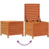 Trädgårdspall vaxbrun 62x63,5x53,5 cm massiv furu vidaXL – miniatyr 7