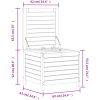 Trädgårdspall vaxbrun 62x63,5x53,5 cm massiv furu vidaXL – miniatyr 10