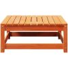 Trädgårdspall vaxbrun 70x70x30 cm massiv furu vidaXL – miniatyr 5