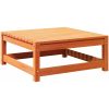 Trädgårdspall vaxbrun 70x70x30 cm massiv furu vidaXL – miniatyr 6