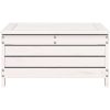 Trädgårdspall vit 62x63,5x32 cm massiv furu vidaXL – miniatyr 4