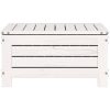 Trädgårdspall vit 62x63,5x32 cm massiv furu vidaXL – miniatyr 5