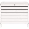 Trädgårdspall vit 62x63,5x53,5 cm massiv furu vidaXL – miniatyr 4