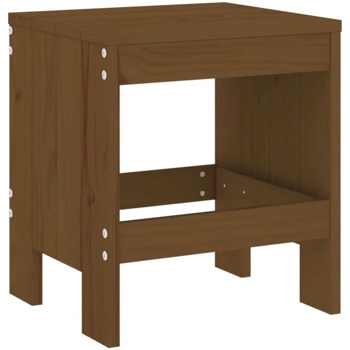 Trädgårdspallar 2 st honungsbrun massiv furu vidaXL 40 x 36 x 45 cm – bild 6