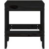 Trädgårdspallar 2 st svart massiv furu vidaXL 40 x 36 x 45 cm – miniatyr 4