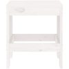 Trädgårdspallar 2 st vit massiv furu vidaXL 40 x 36 x 45 cm – miniatyr 4