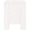 Trädgårdspallar 2 st vit massiv furu vidaXL 40 x 36 x 45 cm – miniatyr 5