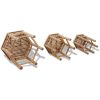 Trädgårdspallar 3 st bambu vidaXL – miniatyr 4