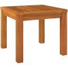 Trädgårdspallar med dynor 2 st 40x40x42 cm massivt akaciaträ vidaXL – miniatyr 4
