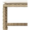 Trädgårdspallar med dynor 4 st beige 41x41x36 cm konstrotting vidaXL – miniatyr 8