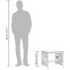 Trädgårdspallar med dynor 4 st grå 41x41x36 cm konstrotting vidaXL – miniatyr 10