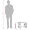Trädgårdspallar med dynor 4 st svart 41x41x36 cm konstrotting vidaXL – miniatyr 10