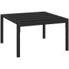 Trädgårdspallar med grå dynor 2 st 60x60x35 cm stål vidaXL – miniatyr 5