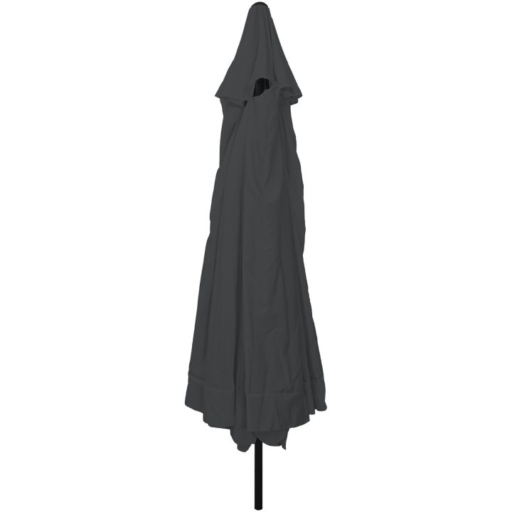 Trädgårdsparaply ø395x245 cm Antracit vidaXL Large – bild 2