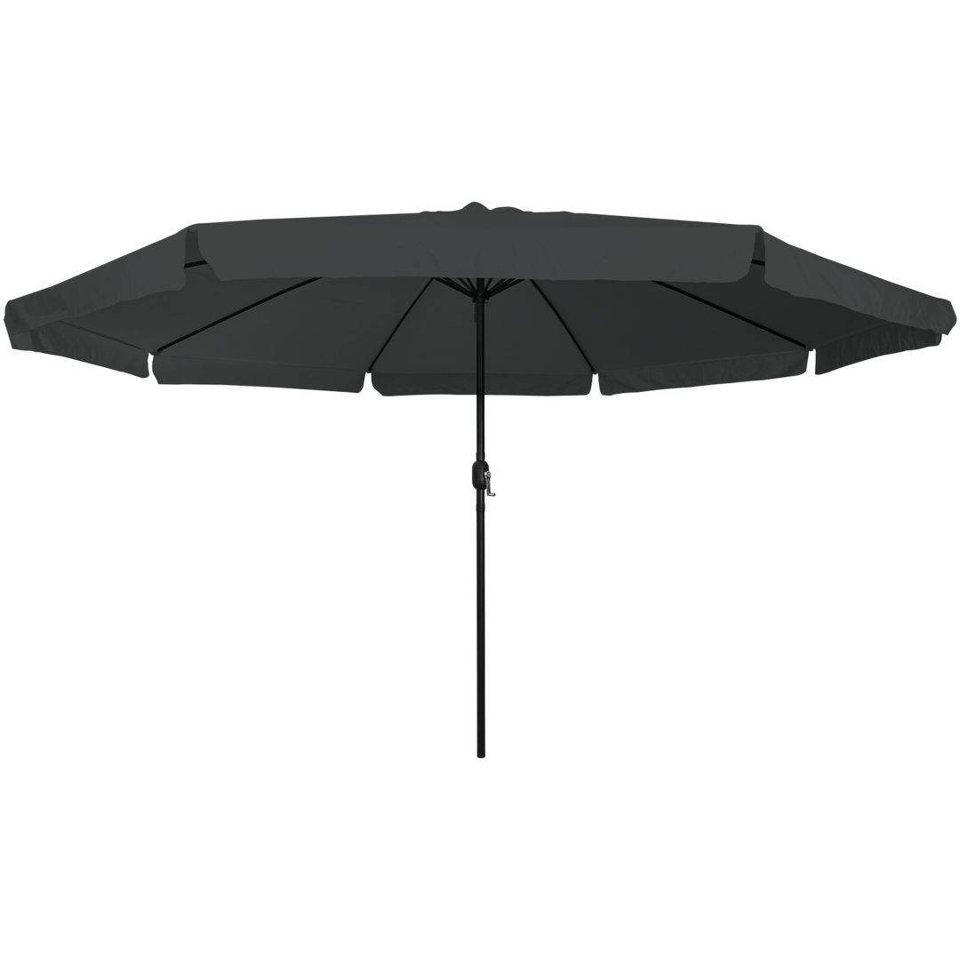 Trädgårdsparaply ø395x245 cm Antracit vidaXL Large – bild 3