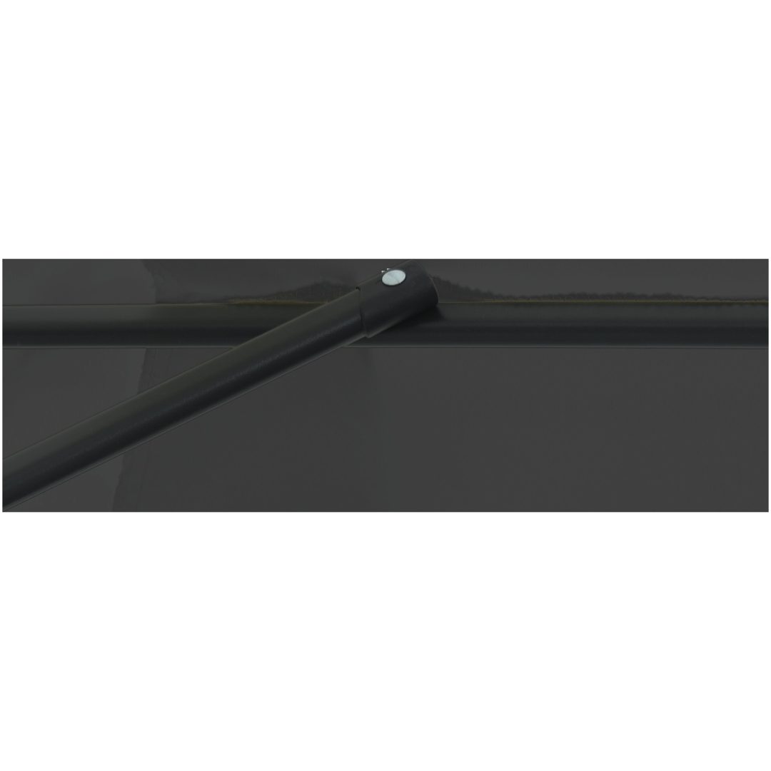 Trädgårdsparaply ø395x245 cm Antracit vidaXL Large – bild 6