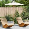 Trädgårdsparasol Cremevit 217x230 cm Bambu vidaXL 217 x 217 x 230 cm – miniatyr 1