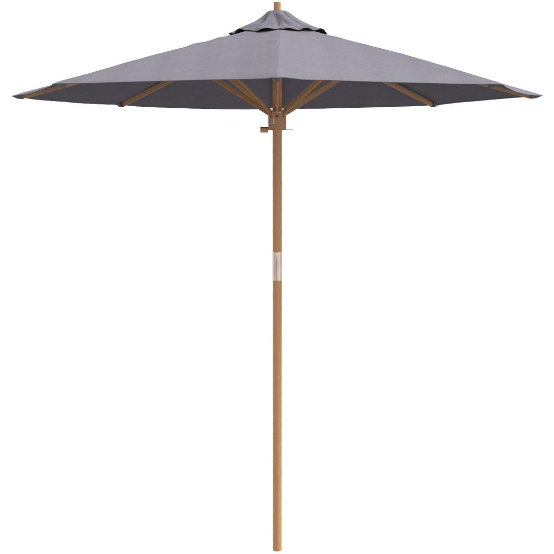 Trädgårdsparasol Mörkgrå 217x230 cm i Bambus vidaXL 217 x 217 x 230 cm – bild 4