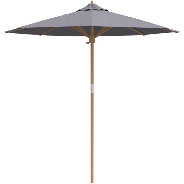Trädgårdsparasol Mörkgrå 217x230 cm i Bambus vidaXL 217 x 217 x 230 cm – bild 4