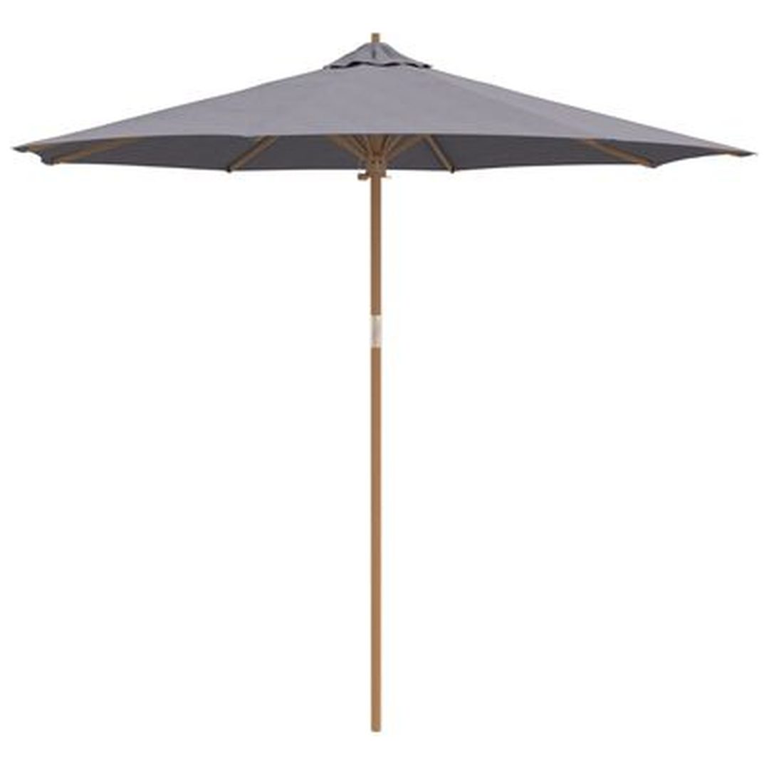 Trädgårdsparasol Mörkgrå 270x260 cm i bambu vidaXL 270 x 270 x 260 cm – bild 2