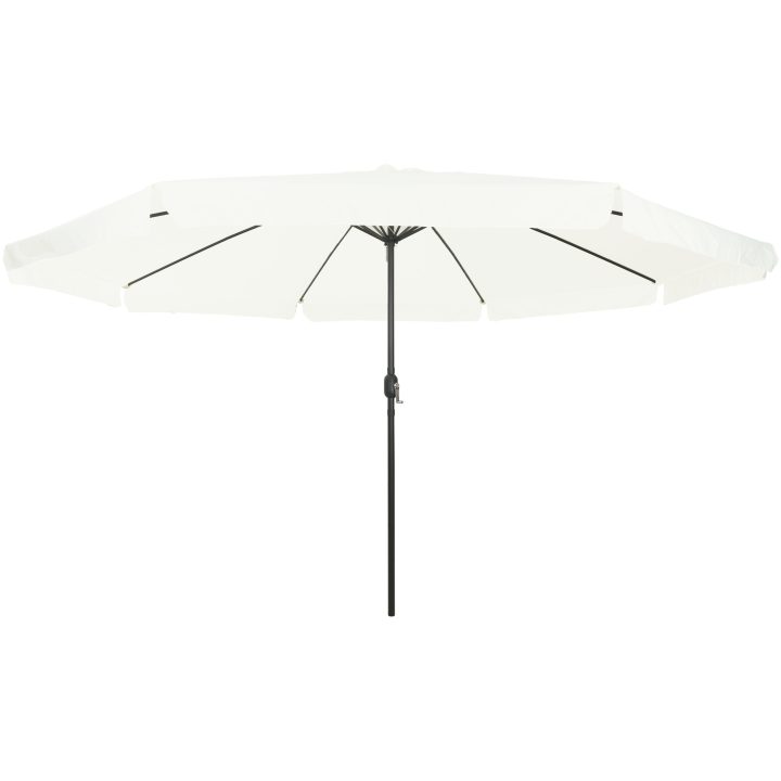 Trädgårdsparasol ø395x245 cm Sandvit vidaXL Large – bild 3