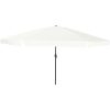 Trädgårdsparasol ø395x245 cm Sandvit vidaXL Large – miniatyr 1
