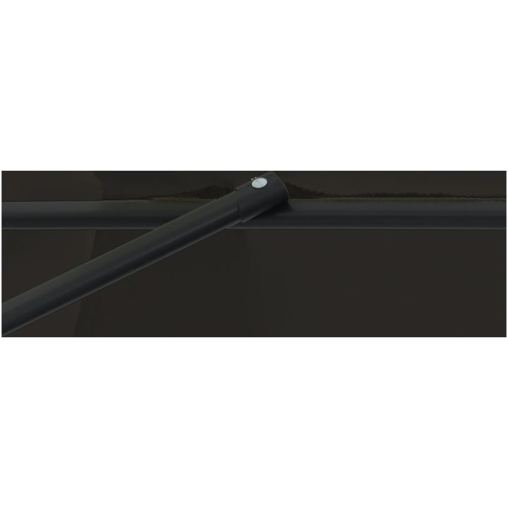 Trädgårdsparasol ø395x245 cm Svart vidaXL Large – bild 6