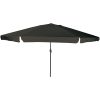 Trädgårdsparasol ø395x245 cm Svart vidaXL Large – miniatyr 1