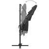 Trädgårdsparasoll 4-nivåer aluminiumstång antracit 250x250 cm vidaXL – miniatyr 6