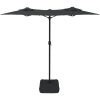 Trädgårdsparasoll dubbelt antracit 316x240 cm vidaXL – miniatyr 4