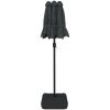 Trädgårdsparasoll dubbelt antracit 316x240 cm vidaXL – miniatyr 5