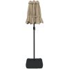 Trädgårdsparasoll dubbelt taupe 316x240 cm vidaXL – miniatyr 5