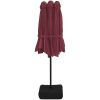Trädgårdsparasoll dubbelt vinröd 449x245 cm vidaXL – miniatyr 5
