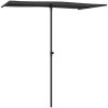 Trädgårdsparasoll med aluminiumstång antracit vidaXL 180 x 110 cm – miniatyr 3