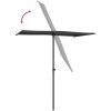 Trädgårdsparasoll med aluminiumstång antracit vidaXL 180 x 110 cm – miniatyr 6