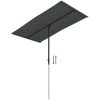 Trädgårdsparasoll med aluminiumstång antracit vidaXL 180 x 110 cm – miniatyr 7