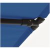 Trädgårdsparasoll med aluminiumstång azurblå vidaXL 200 x 150 cm – miniatyr 9