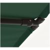 Trädgårdsparasoll med aluminiumstång grön vidaXL 200 x 150 cm – miniatyr 9