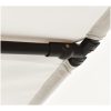 Trädgårdsparasoll med aluminiumstång sandvit vidaXL 180 x 110 cm – miniatyr 9