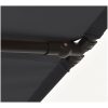 Trädgårdsparasoll med aluminiumstång svart vidaXL 180 x 110 cm – miniatyr 9