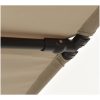 Trädgårdsparasoll med aluminiumstång taupe vidaXL 180 x 110 cm – miniatyr 9