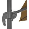 Trädgårdsparasoll med bärbar fot taupe vidaXL 3 x 3 m – miniatyr 8