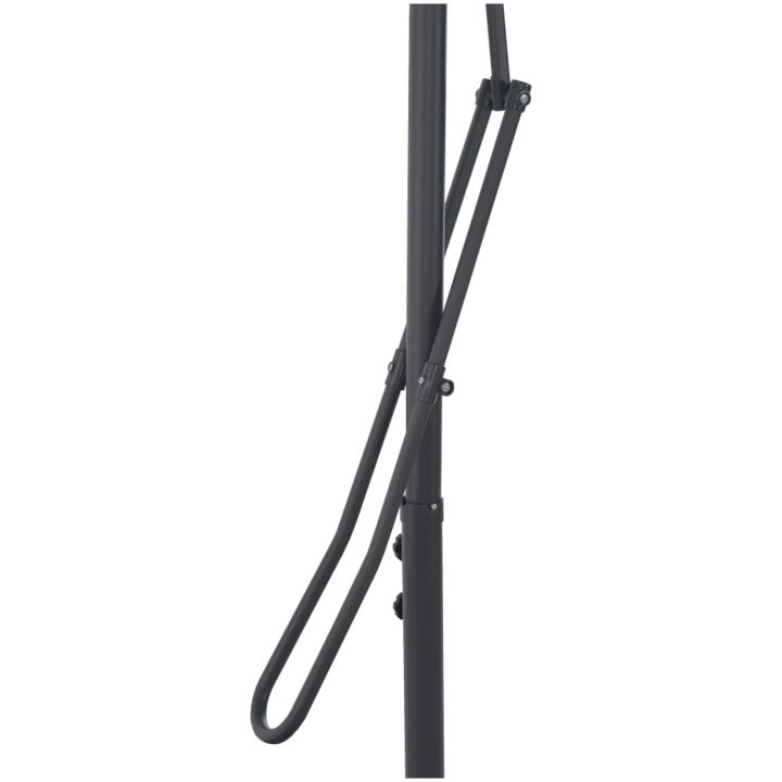 Trädgårdsparasoll med stålstång 250x250 cm antracit vidaXL – bild 5