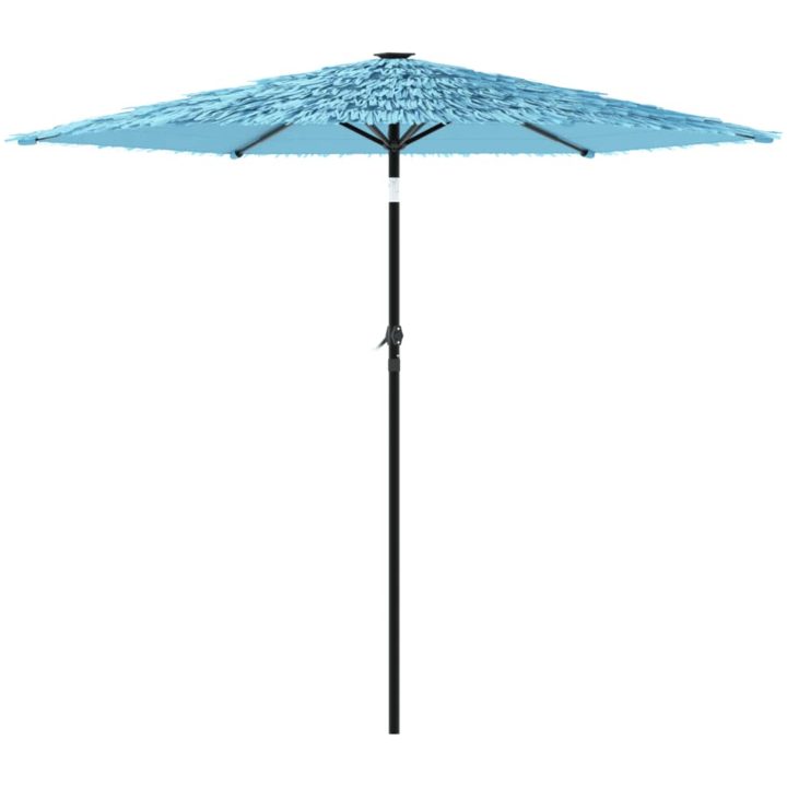 Trädgårdsparasoll med stålstång blå vidaXL 223 x 223 x 213 cm – bild 5