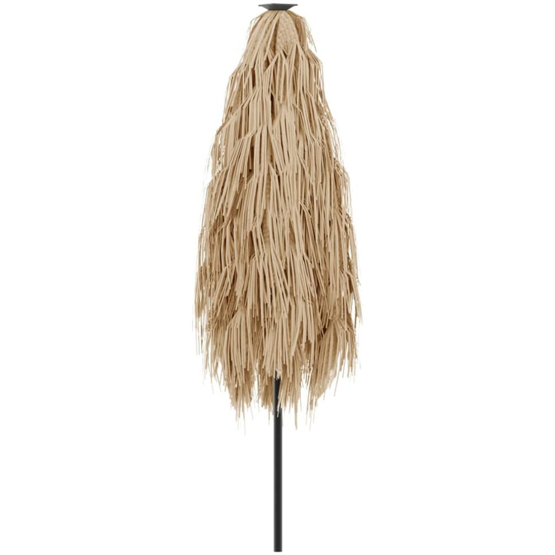 Trädgårdsparasoll med stålstång brun vidaXL 268 x 268 x 226 cm – bild 6