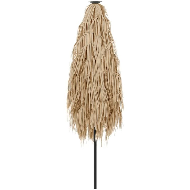 Trädgårdsparasoll med stålstång brun vidaXL 268 x 268 x 226 cm – bild 6