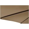 Trädgårdsparasoll med stålstång taupe 225x225x212 cm vidaXL – miniatyr 8