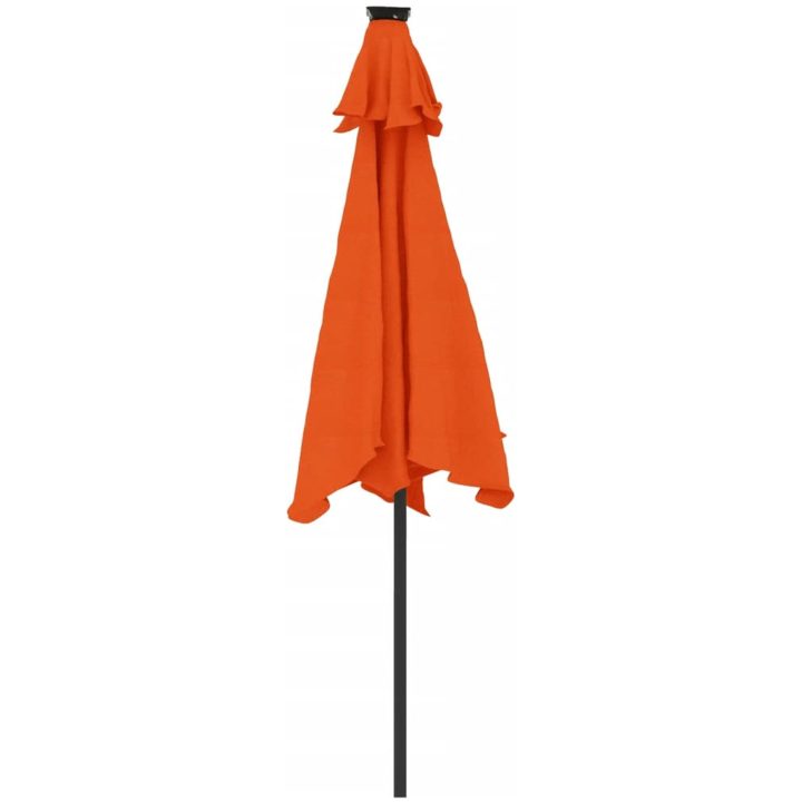 Trädgårdsparasoll med stålstång terrakotta 225x225x212 cm vidaXL – bild 6