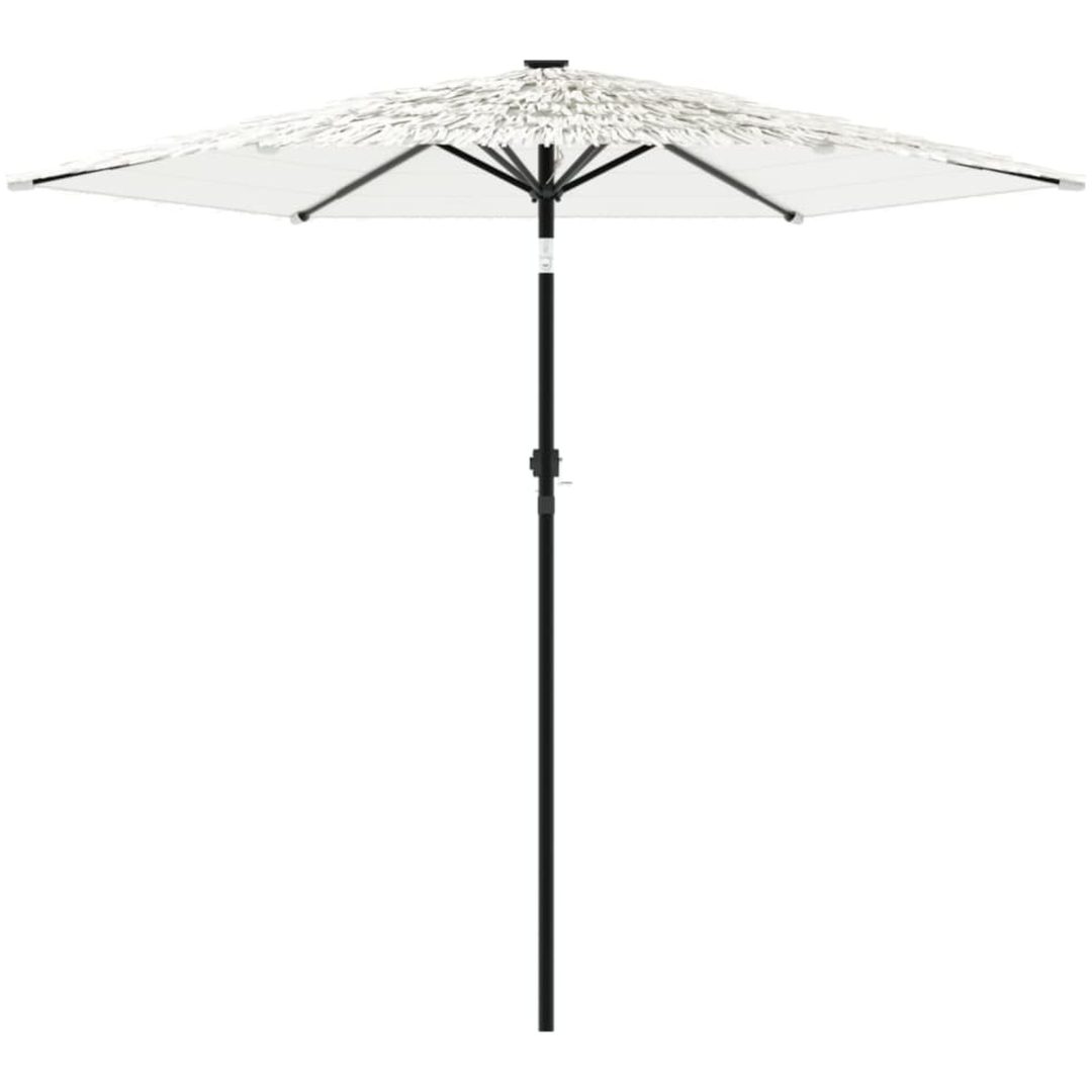 Trädgårdsparasoll med stålstång vit vidaXL 223 x 223 x 213 cm – bild 4