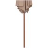 Trädgårdsparasoll med trästång 270 cm taupe vidaXL – miniatyr 4